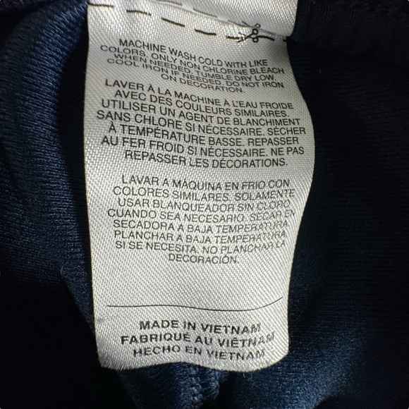 Adidas Youth L 14/16 Navy Blue White 3-Stripes Track Pants Regular Fit Athletic - Picture 6 of 11